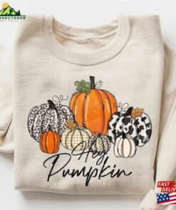 Fall Shirt For Women Thanksgiving Hey Pumpkin T-Shirt Hoodie