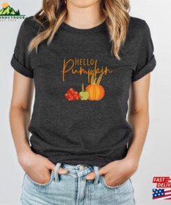 Fall Shirt For Women Thanksgiving Hey Pumpkin T Shirt Sweatshirt 3