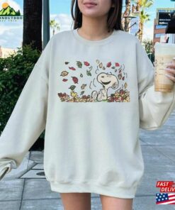 Fall Snoopy Sweatshirt Season Pumpkin Shirt T-Shirt