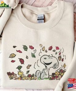 Fall Snoopy Sweatshirt Season Pumpkin Shirt T-Shirt