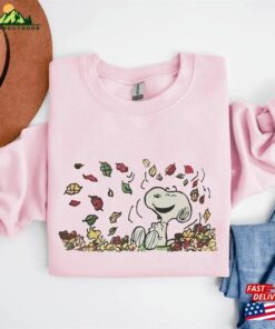 Fall Snoopy Sweatshirt Season Pumpkin Shirt T Shirt 3