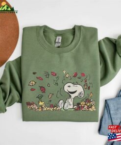 Fall Snoopy Sweatshirt Season Pumpkin Shirt T Shirt 4