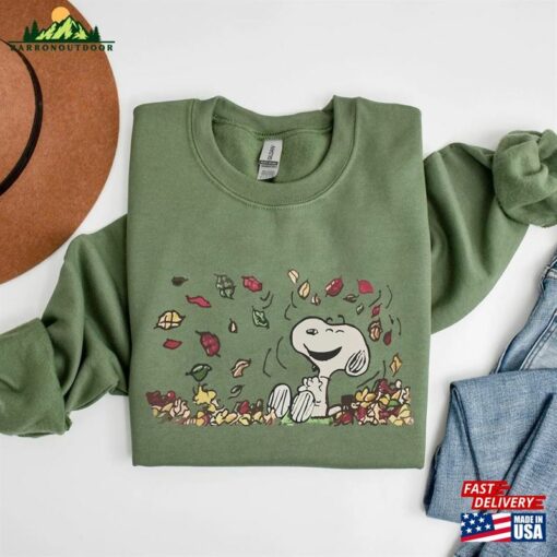 Fall Snoopy Sweatshirt Season Pumpkin Shirt T-Shirt