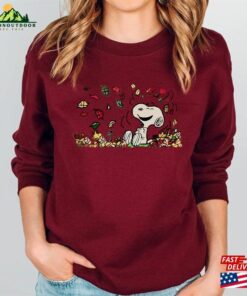 Fall Snoopy Sweatshirt Shirt Halloween Unisex Classic Hoodie
