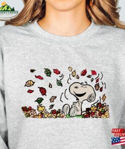 Fall Snoopy Sweatshirt Shirt Halloween Unisex Classic Hoodie