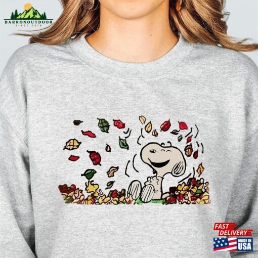 Fall Snoopy Sweatshirt Shirt Halloween Unisex Classic Hoodie