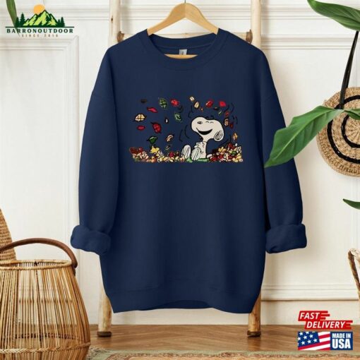 Fall Snoopy Sweatshirt Shirt Halloween Unisex Classic Hoodie