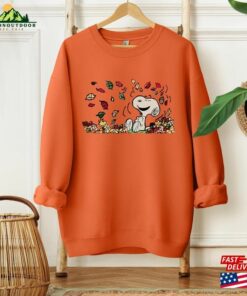 Fall Snoopy Sweatshirt Shirt Halloween Unisex Classic T Shirt 3