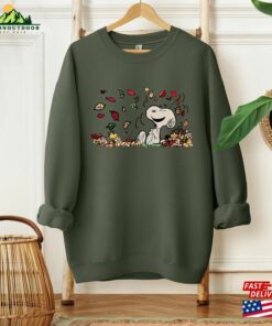 Fall Snoopy Sweatshirt Shirt Halloween Unisex Classic T Shirt 4