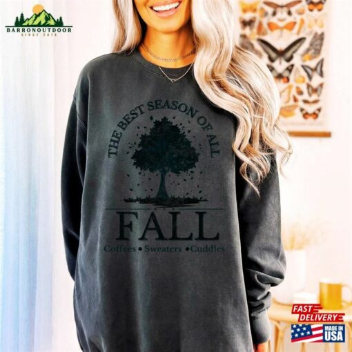Fall T-Shirt Cute Autumn Sweater Comfort Colors Unisex Classic