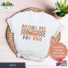 Fall Thanksgiving Eating Pie For Two T-Shirt Retro Pregnancy Shirt Vintage Maternity Sweatshirt