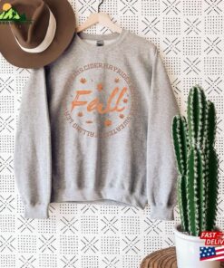 Fall Women Sweatshirt Autumn Leaves Maple Leaf T Shirt Classic 3