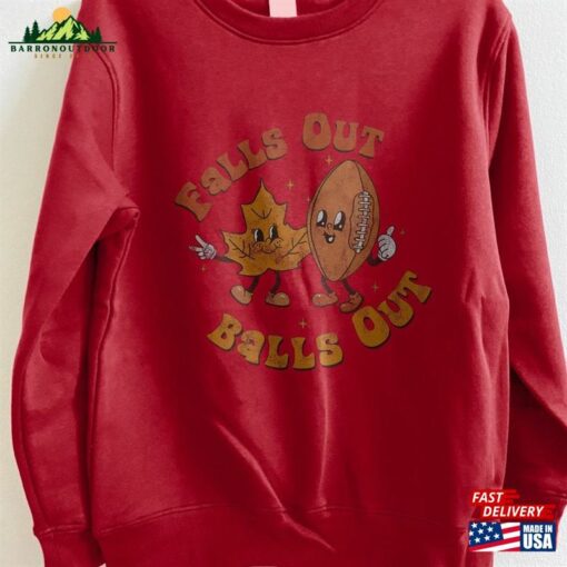 Falls Out Balls Football Shirt Classic Hoodie