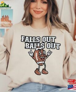 Falls Out Balls Football Shirt Game Day Retro Fall Unisex Classic