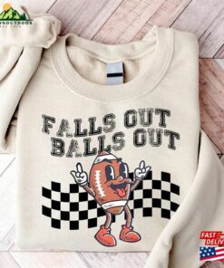 Falls Out Balls Football Shirt Game Day Vintage Thanksgiving Hoodie Unisex 3