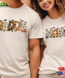 Family Halloween 2023 Shirt Daddy Mama Baby Sweatshirt Ghost Unisex Classic