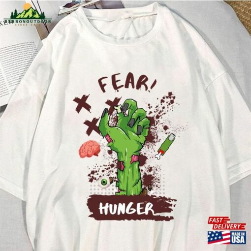 Fear And Hunger Zombie Shirt Survival Horror Game Halloween 2023 Creepy Video Tee Sweatshirt Unisex