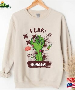 Fear And Hunger Zombie Shirt Survival Horror Game Halloween 2023 Creepy Video Tee Sweatshirt Unisex 4