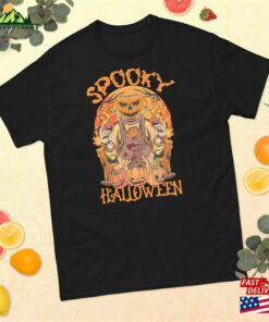 Flaming Pumpkin Men Halloween Shirt Classic T-Shirt