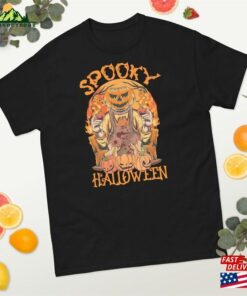 Flaming Pumpkin Men Halloween Shirt Classic T-Shirt
