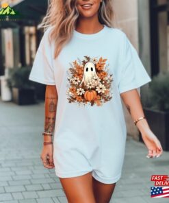 Floral Ghost Comfort Color Shirt Sweatshirt T-Shirt