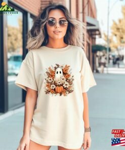 Floral Ghost Comfort Color Shirt Sweatshirt T Shirt 3