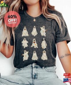 Floral Ghost Dogs Halloween Sweatshirt Spooky Dog T-Shirt 2023 Happy Funny Unisex Hoodie 2 Floral Ghost Dogs Halloween Sweatshirt Spooky Dog T Shirt 2023 Happy Funny Unisex Hoodie 3