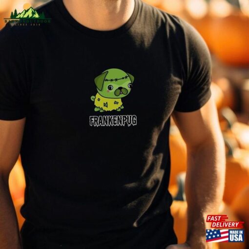 Frankenpug Frankenstein Halloween Pug Shirt Hoodie T-Shirt