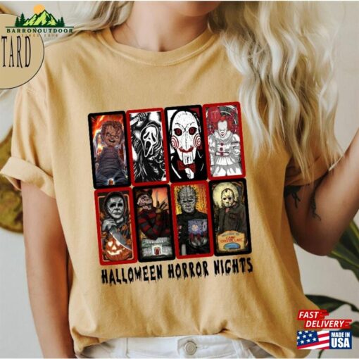 Friends Horror Characters Halloween Shirt Movie Killers Comfor Colors Squad Scary Sweatshirt Hoodie