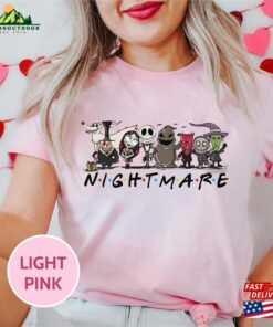 Friends Nightmare Before Christmas Jack Skellington And Sally Shirt Disney Halloween Hoodie Unisex