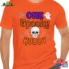 Funny Aviator Skull Spooky Hubby T-Shirt One Husband Tee Era Unisex Classic