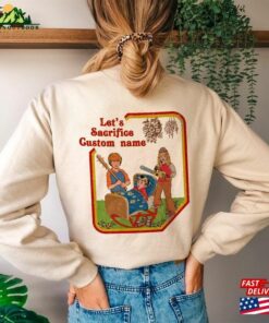 Funny Halloween Custom Sweatshirt Personalized Fall Sweater Town Hoodie