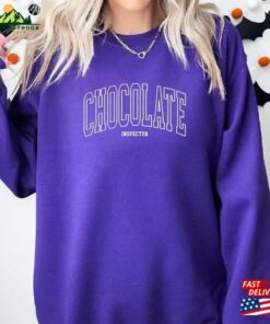 Funny Halloween Shirt Chocolate Inspector For Trick Or Treat Lovers Costume Sweater Sweatshirt Hoodie 3