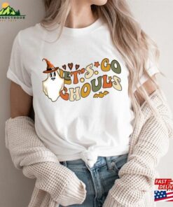 Funny Halloween Shirt Let’s Go Ghouls Sweatshirt Classic