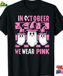 Funny Halloween T-Shirt In October We Wear Pink Hoodie Classic