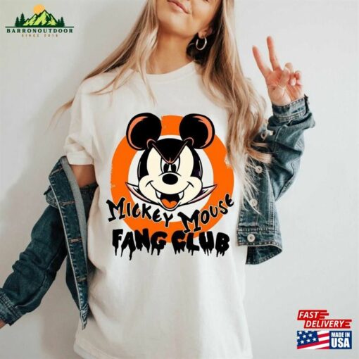 Funny Mouse Fang Club Halloween 2023 Shirt Movie Matching Party Family Unisex T-Shirt