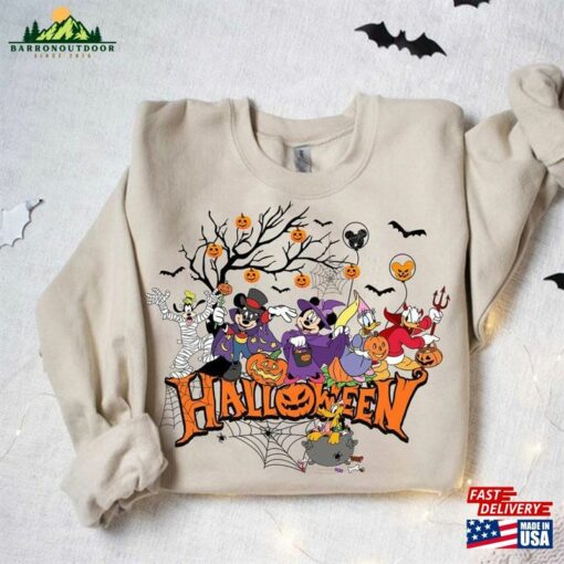 Funny Mouse Pumpkin Halloween Party Shirt And Friends Matching Tee 2023 Unisex Sweatshirt
