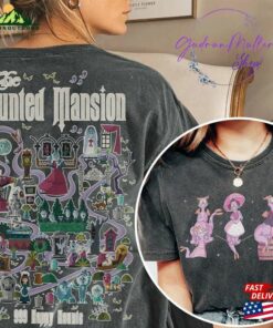 Funny Retro Figment Haunted Mansion Comfort Color Shirt The Map Foolish Mortal Classic Unisex