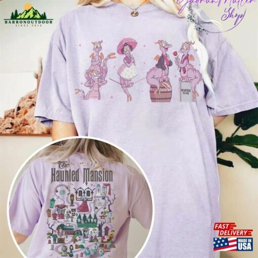 Funny Retro Figment Haunted Mansion Comfort Color Shirt The Map Foolish Mortal Classic Unisex