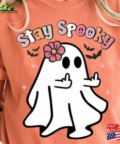 Funny Stay Spooky T Shirt Boo Ghost Halloween Sweatshirt Hoodie