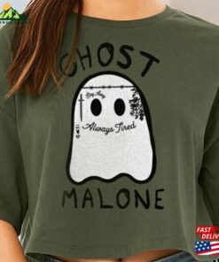 Ghost Malone Cropped T-Shirt Halloween Shirt Cute Classic Unisex