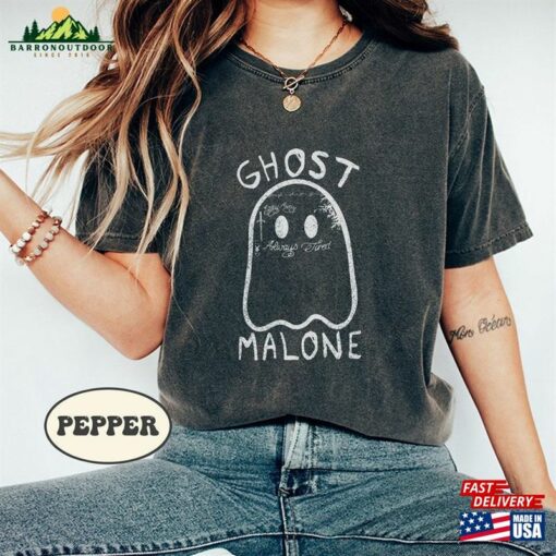 Ghost Malone Halloween Shirt Cute Classic Unisex