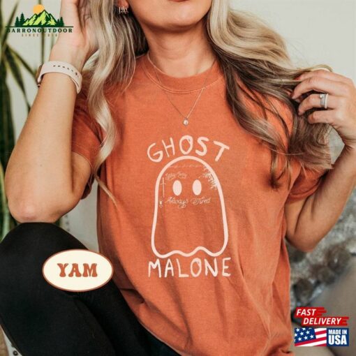 Ghost Malone Halloween Shirt Cute Classic Unisex