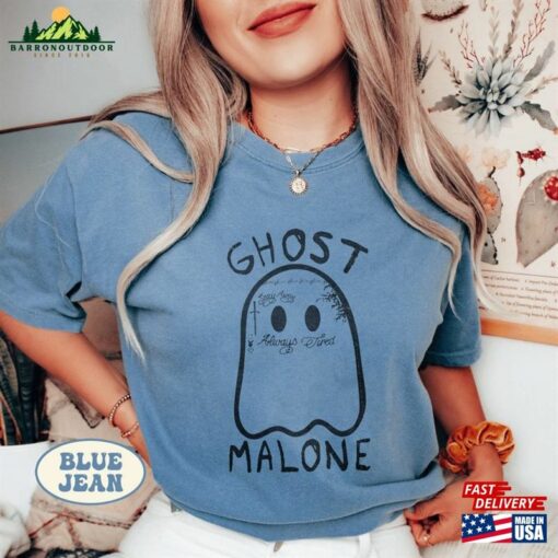 Ghost Malone Halloween Shirt Cute Classic Unisex