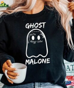 Ghost Malone Halloween Sweatshirt Ghostly Style Shirt Classic