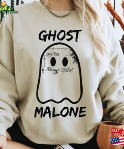 Ghost Malone Halloween Sweatshirt Ghostly Style Shirt Classic