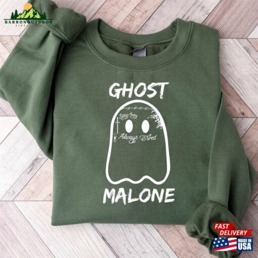 Ghost Malone Halloween Sweatshirt Ghostly Style Shirt Classic