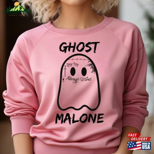 Ghost Malone Halloween Sweatshirt Ghostly Style Shirt Classic