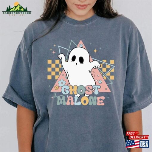 Ghost Malone Shirt Comfort Colors Halloween T-Shirt Classic