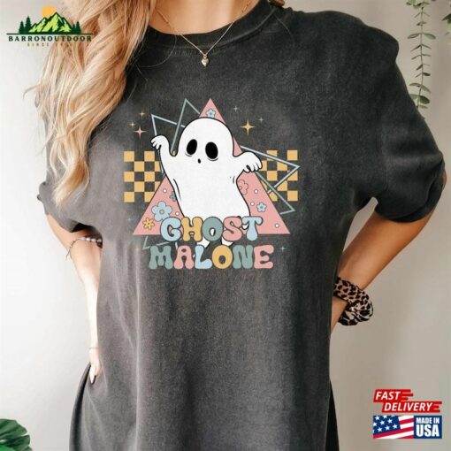 Ghost Malone Shirt Comfort Colors Halloween T-Shirt Classic